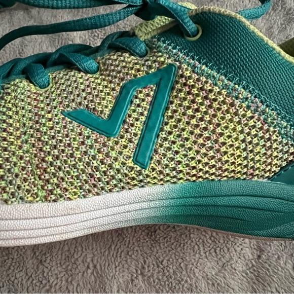 Vionic Adley Active Stretch Knit Lace-Up Comfort Sneaker Shoe Green Blue Sz 7 - Picture 15 of 17